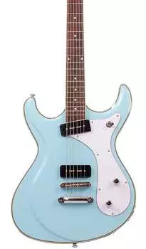 Электрогитара Eastwood Sidejack Baritone 20th LTD Sonic Blue w/Gigbag
