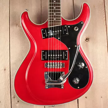 Электрогитара Eastwood Sidejack DLX 20th LTD 2022 - Dark Cherry "Mosrite"