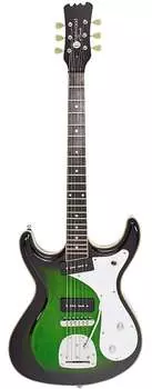 Электрогитара Eastwood Sidejack DLX Greenburst
