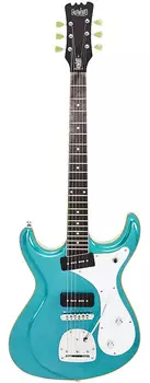Электрогитара Eastwood Sidejack DLX Metallic Blue