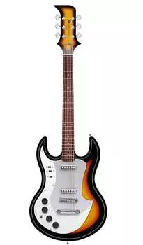 Электрогитара Eastwood Standel 101 LH Bound Solid Basswood Body Bolt-On Maple 6-String Electric Guitar for Left Handed Guitars