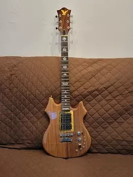 Электрогитара Eastwood Tiger Artist Series Maple w/Walnut Top & Back Body Set Neck C Shape 6-String Electric Guitar