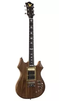 Электрогитара Eastwood Tiger Maple w/Walnut Top & Back Body Poly Finish Set Neck C Shape 6-String Electric Guitar