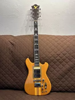 Электрогитара Eastwood Walnut Middle Maple & Walnut Top and Back Body C Shape Neck 6-String Electric Wolf Guitar