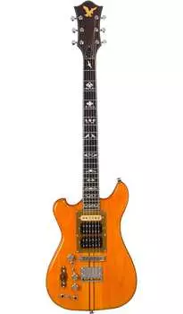 Электрогитара Eastwood Walnut Middle Maple Walnut Top Back Body C Shape Neck 6-String Electric Wolf Guitar - Lefty