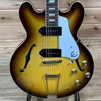 Электрогитара Epiphone Casino (Коллекция США) - Vintage Sunburst Casino (USA Collection) Electric Guitar - Vintage Sunburst