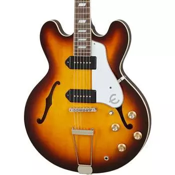 Электрогитара Epiphone Casino (Коллекция США) в цвете Vintage Sunburst Gibson ESECA00VBNH1