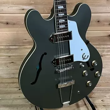 Электрогитара Epiphone Casino Worn - Worn Olive Drab Casino Worn Electric Guitar - Worn Olive Drab