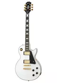 Электрогитара Epiphone EILCAWGH1 Les Paul Custom, альпийский белый