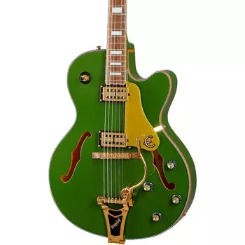 Электрогитара Epiphone Emperor Swingster Hollowbody, лесно-зеленый металлик