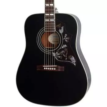 Электрогитара Epiphone Hummingbird Studio Acoustic-Electric Guitar Ebony