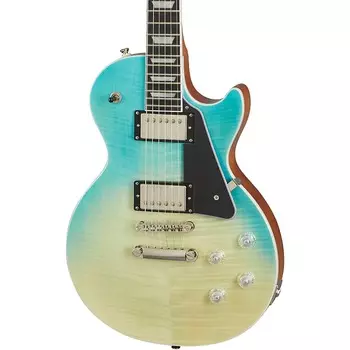 Электрогитара Epiphone Les Paul Modern Figured Electric Guitar in Caribbean Blue Fade