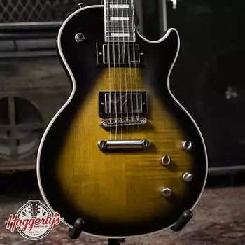 Электрогитара Epiphone Les Paul Prophecy - Olive Tiger Aged Gloss