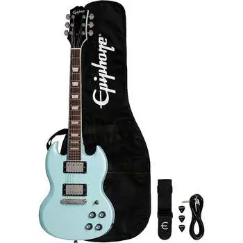 Электрогитара Epiphone Power Players SG Electric Guitar in Ice Blue
