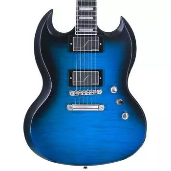 Электрогитара Epiphone Prophecy, Blue Tiger Aged Gloss