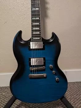 Электрогитара Epiphone SG Prophecy 2020 - Present - Blue Tiger Aged Gloss