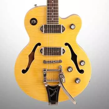 Электрогитара Epiphone Wildkat с тремоло Bigsby, цвет Antique Natural Wildkat Bigsby Tremolo