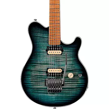 Электрогитара Ernie Ball Music Man Axis Flame Top Electric Guitar Yucatan Blue