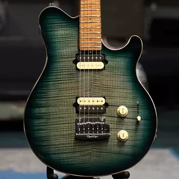 Электрогитара Ernie Ball Music Man Axis Super Sport Yucatan Blue H04686