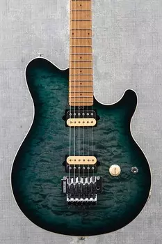 Электрогитара Ernie Ball Music Man Axis Yucatan Blue Quilt