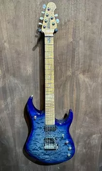 Электрогитара Ernie Ball Music Man JP15 John Petrucci Signature Cerulean Paradise Flame