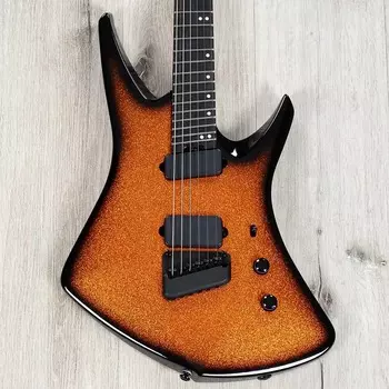 Электрогитара Ernie Ball Music Man Kaizen 6 Multi-Scale Guitar, Ebony Fretboard, Ember Burst