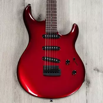 Электрогитара Ernie Ball Music Man Luke 4 SSS Guitar, Rosewood Fretboard, Roasted Alder Body, Scoville Red