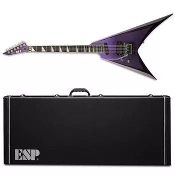Электрогитара ESP LTD Alexi Ripped Purple Fade Satin with Ripped Pinstripes Left Handed LH L/H + ESP Hard Case