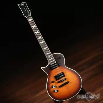 Электрогитара ESP LTD Deluxe EC-1000T CTM LH Left-Handed Guitar – Tobacco Sunburst Satin