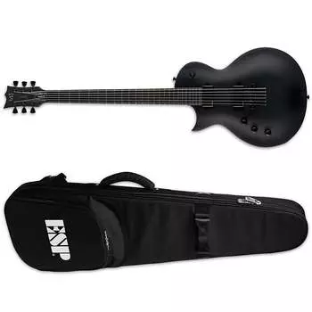 Электрогитара ESP LTD EC-1000 BARITONE LH B Charcoal Metallic Satin CHMS Left Handed Electric Guitar - BRAND NEW + ESP TKL GIG BAG