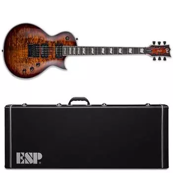 Электрогитара ESP LTD EC-1000 Evertune ET Dark Brown Sunburst DBSB Guitar + Hard Case EC-1000ET EC EC1000ET