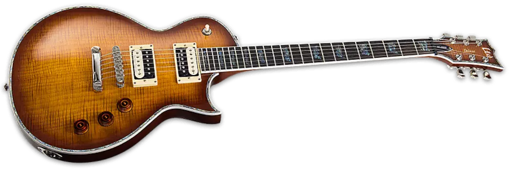 Электрогитара ESP LTD EC-1000 FM Amber Sunburst Duncan