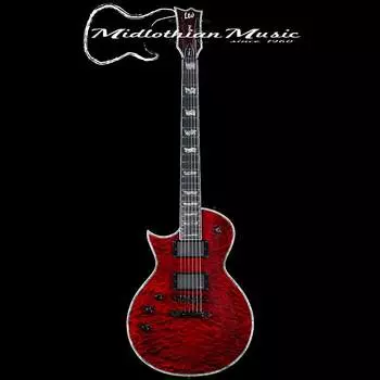 Электрогитара ESP LTD EC-1000 - Left-Handed Electric Guitar - See Through Black Cherry Gloss Finish