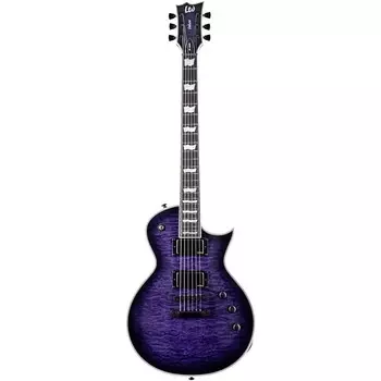 Электрогитара ESP LTD EC-1000-QM Electric Guitar, See-Thru Purple Sunburst