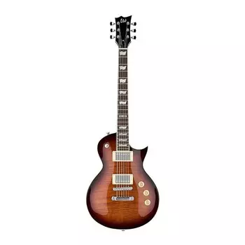 Электрогитара ESP LTD EC-256 Flame Maple Electric Guitar - Dark Brown Sunburst