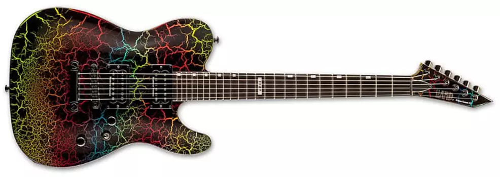 Электрогитара ESP Ltd Eclipse '87 Non-Trem, Rainbow Crackle