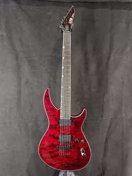 Электрогитара ESP LTD H3-1000 Deluxe Quilted Maple Top See-Thru Black Cherry Electric Guitar