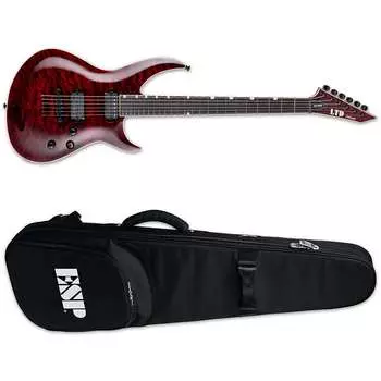 Электрогитара ESP LTD H3-1000 Electric Guitar QM Quilted Maple See Thru Black Cherry + ESP Gig Bag BRAND NEW H31000