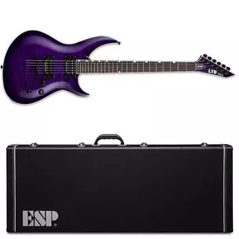 Электрогитара ESP LTD H3-1000 See Thru Purple Sunburst STPSB Electric Guitar + Hard Case H3 H31000 H-3-1000