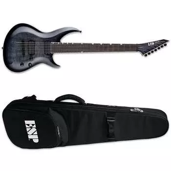 Электрогитара ESP LTD H3-1007 Baritone 7-String Electric Guitar FM Flamed Maple See Thru Black Sunburst + ESP Gig Bag BRAND NEW H31007