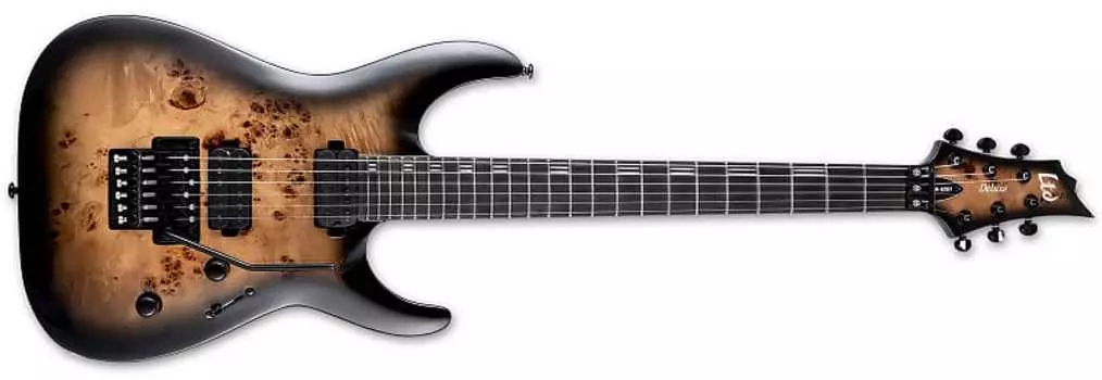 Электрогитара ESP LTD H-1001 Floyd Rose - Black Natural Burst LH1001FRBPBLKNB