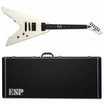 Электрогитара ESP LTD James Hetfield Vulture OW Olympic White Electric Guitar + Hard Case - BRAND NEW!