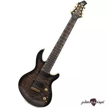 Электрогитара ESP LTD JR-608 Javier Reyes Signature 8-String w/ Case – Faded Blue Sunburst