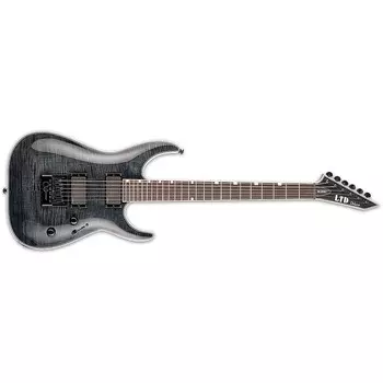 Электрогитара ESP LTD LTD MH-1000 Evertune ET FM See Thru Black NEW Electric Guitar MH 1000 STBLK