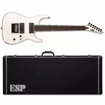 Электрогитара ESP LTD MH-1007 Evertune Snow White 7-String Electric Guitar + Hard Case Fluence ET
