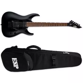 Электрогитара ESP LTD MH-200 Black Electric Guitar + ESP Gig Bag MH200 MH 200