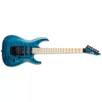Электрогитара ESP LTD MH-203 QM STB SEE THRU BLUE MH-203QM - Brand NEW!