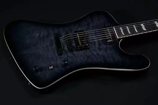 Электрогитара ESP LTD Phoenix 1000 QM EG See Thru Blk SB 463