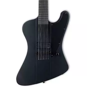 Электрогитара ESP LTD Phoenix-7 Baritone Black Metal Electric Guitar, Black Satin