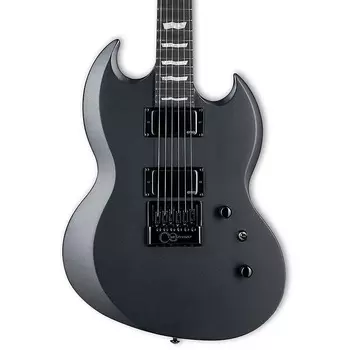 Электрогитара ESP LTD Viper-1000 Evertune Electric Guitar, Charcoal Metallic Satin